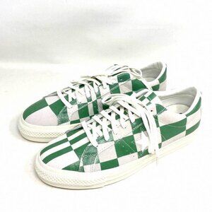 Converse One Star Low Top Suede Checker White 172353C Sneakers Men’s Green
